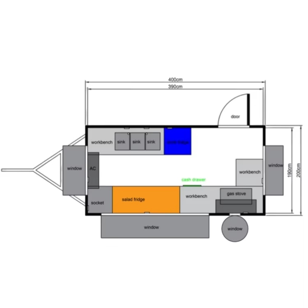 Concession Food Truck Trailer  - Coffee Equipment Store ulasan dan harga
