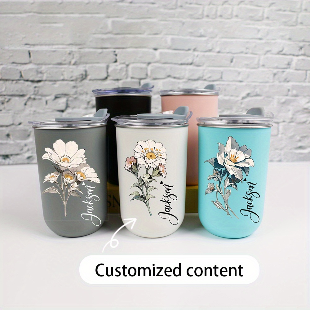 Custom Name Vintage White Flor - Vintage Coffee Equipment ulasan dan harga