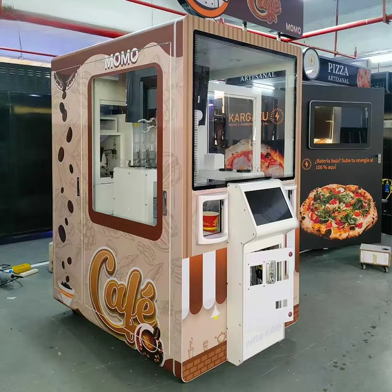 Smart Coffee Vending Kiosk Cas - Coffee Equipment Store ulasan dan harga