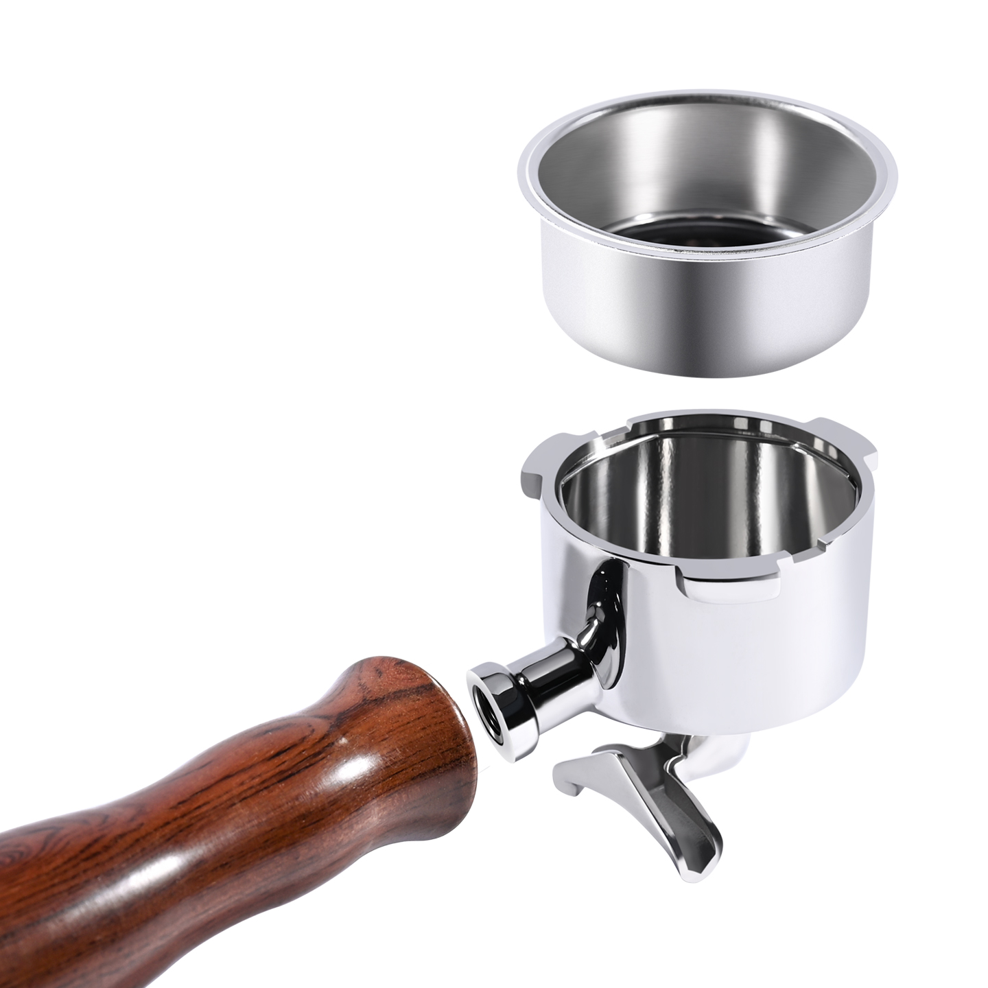 51mm Double Spout Coffee Porta - Coffee Equipment Espresso ulasan dan harga