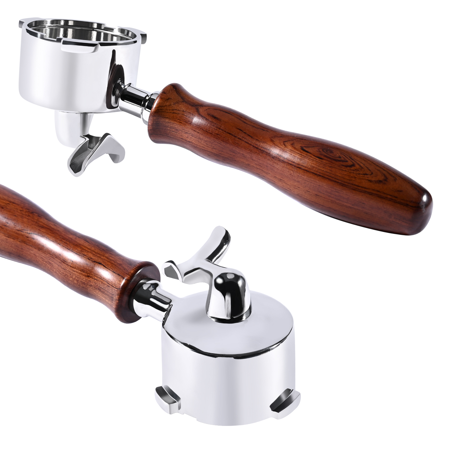 51mm Double Spout Coffee Porta - Coffee Equipment Espresso ulasan dan harga