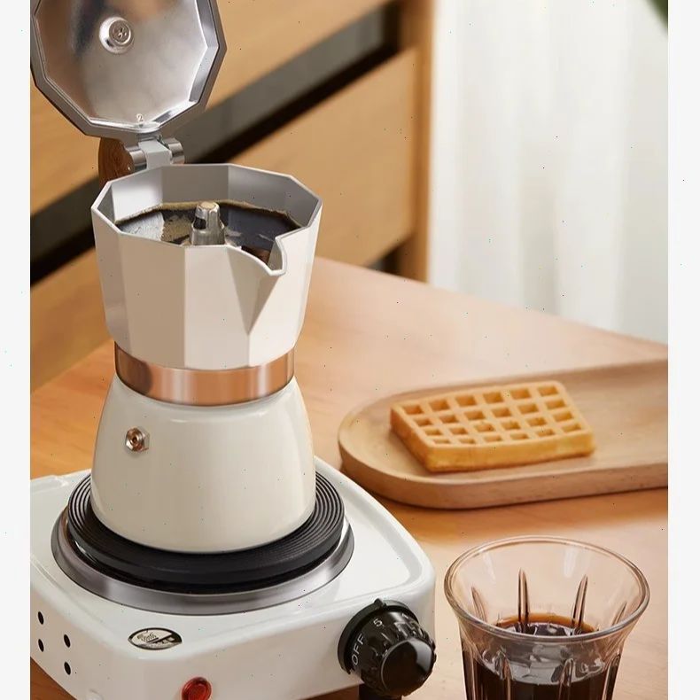Round-bottomed Moka Pot Single - Coffee Equipment Espresso ulasan dan harga